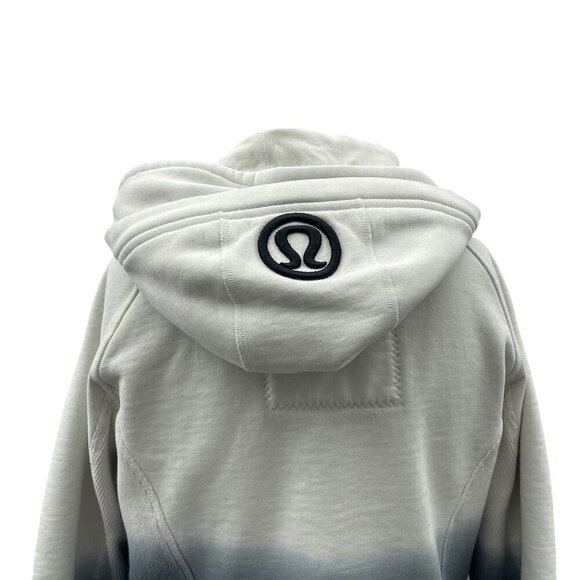 Lululemon Special Edition Scuba Hoodie Logo Jacket Full Zip Dip Dye Ombre Women - Picture 14 of 15